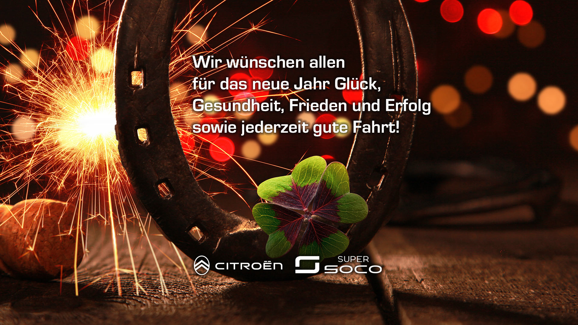 Das Autohaus Baumann Automobile wünscht einen guten Jahreswechsel