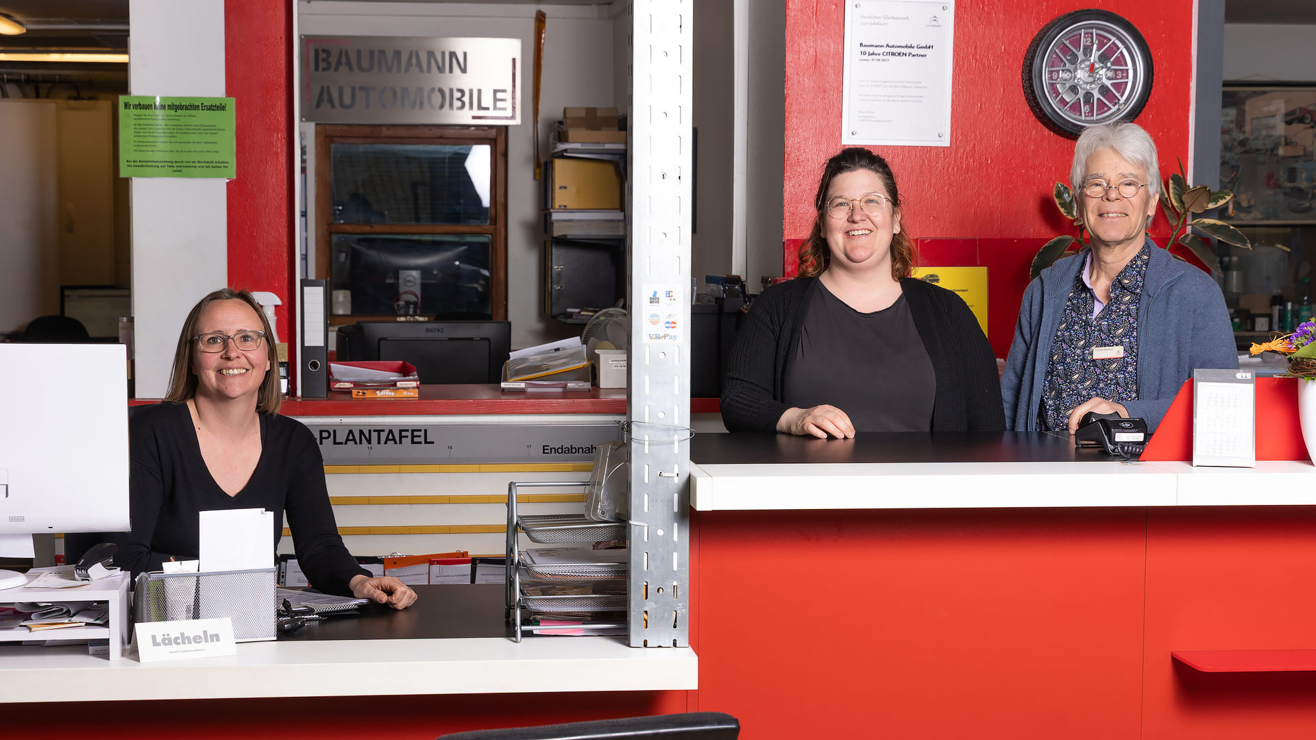 Fahrzeugannahme und Abwicklung bei Baumann Automobile