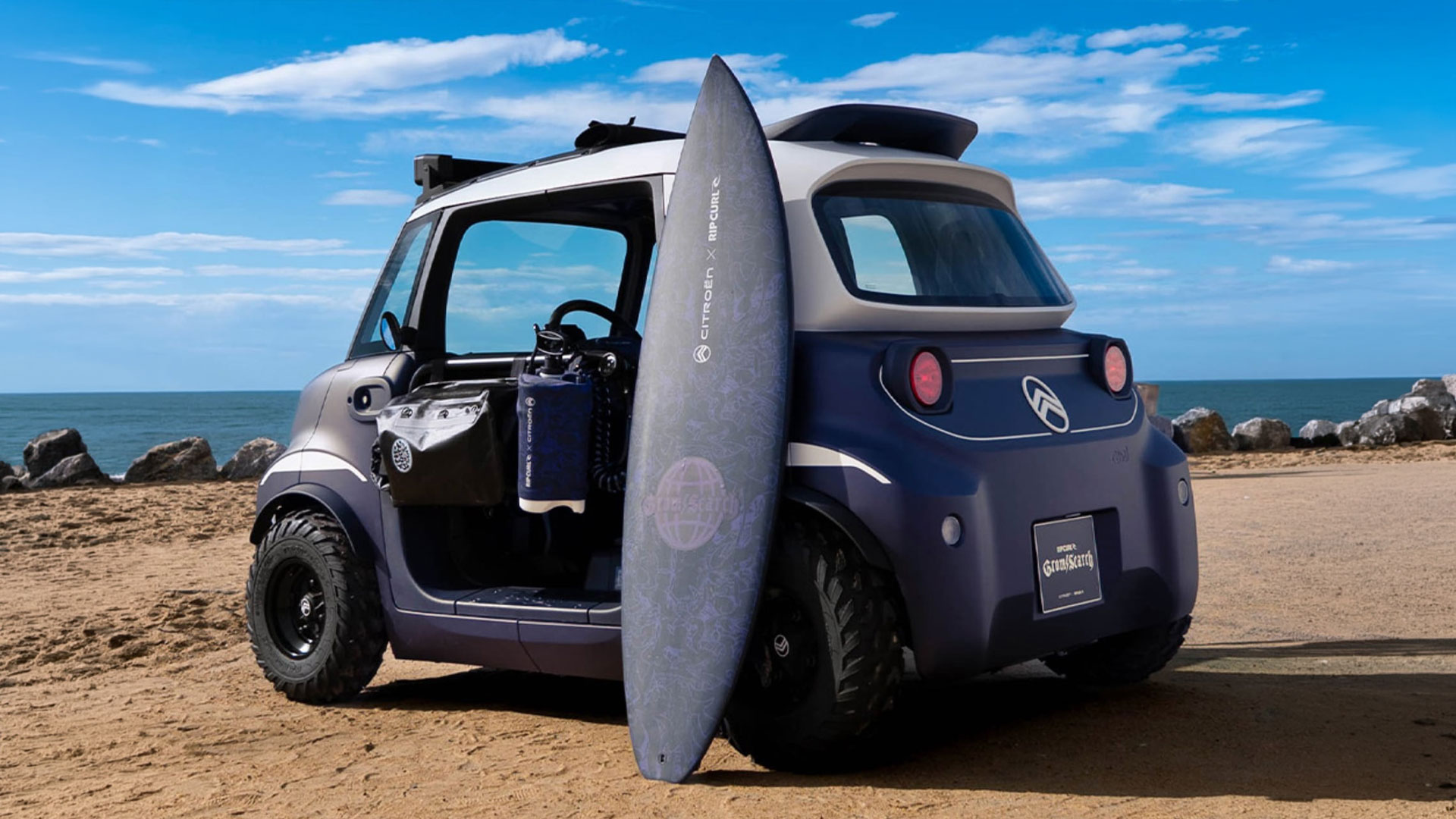 Surfen mit einem Citroën Conceptcar